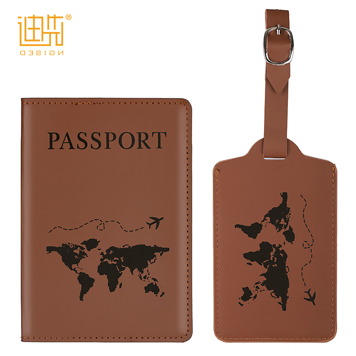 passport and luggage set,men's passport cover and luggage tag set,luggage and passport set|Passport Holder And Luggage Tag Set Designbag